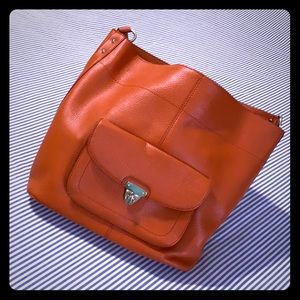 Banana Republic leather hobo/bucket bag